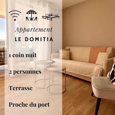 130 - Le Domitia, 2 Pers, Terrasse, Vue Sur Port Lattes