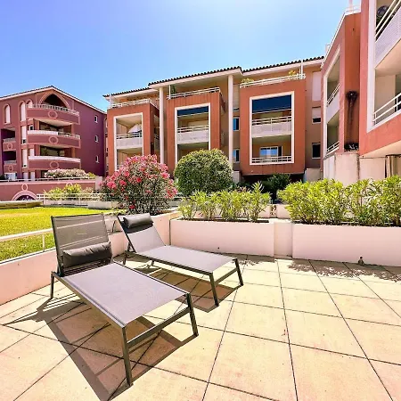 130 - Le Domitia, 2 Pers, Terrasse, Vue Sur Port Lägenhet Lattes